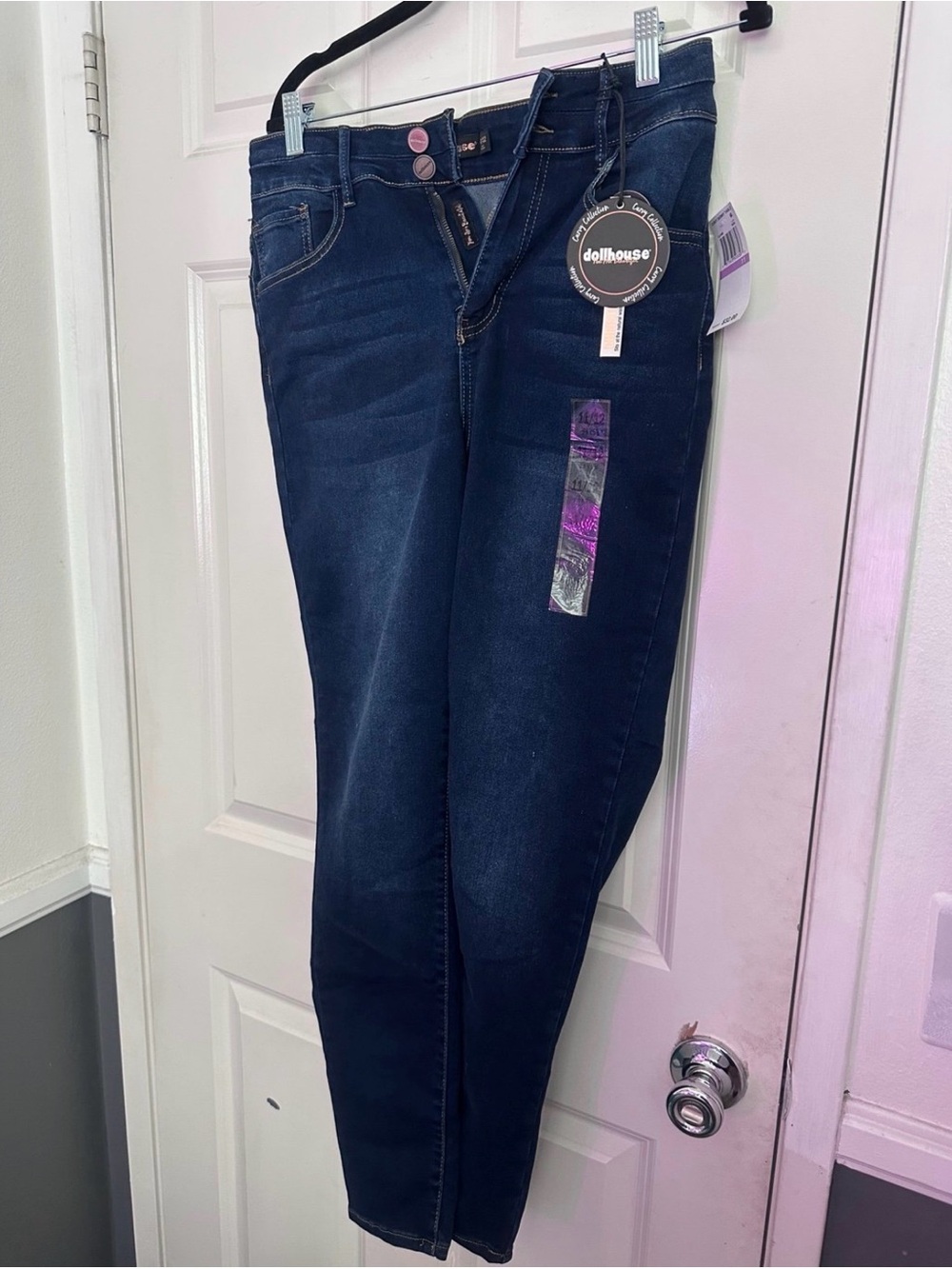 Dollhouse Dark Blue Skinny Jeans - Stretch Slim Fit